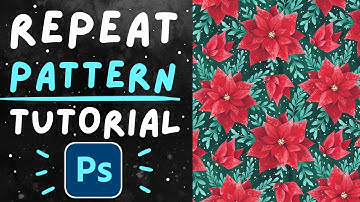 How to create a seamless pattern in Photoshop CC | Surface pattern design for beginners