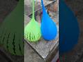 Experiment: Will a water balloon explode when it rolls down from a tall building? 💥🎈 #balloon
