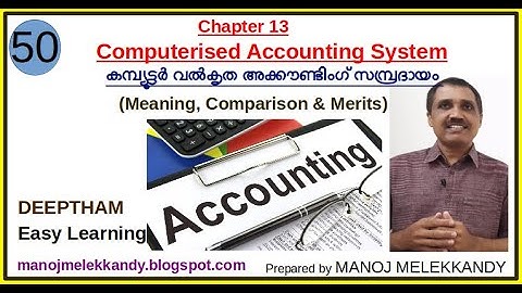 XI | ACC | #50 |  Computerised Accounting System.