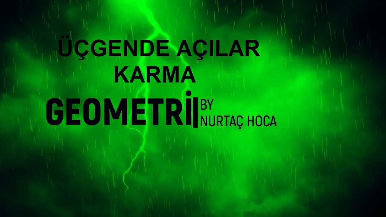 TYT- AYT Geometri-Üçgende Açılar Sonu(ÖSYM BENZER)(11 Soru)(PDF indir)