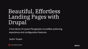 Live from DrupalCon 2021: Beautiful, Effortless Landing Pages with Drupal