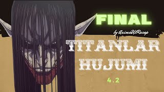 Titanlar hujumi Final (Attack on titan Final) Атака титанов финал 4.2-mavsum tóliq sharhi #anime
