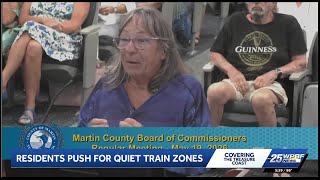Martin County residents push commissioners to reconsider railroad quiet zones