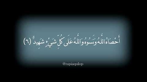 يَوْمَ يَبْعَثُهُمُ اللَّـهُ جَمِيعًا فَيُنَبِّئُهُم بِمَا عَمِلُوا...|| القارئ ماجد الزامل