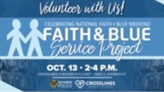 Springfield Police Department & Crosslines invite you to a day of service