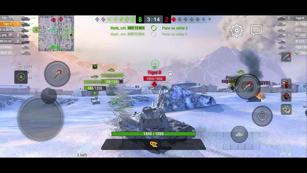 World of tanks Blitz (tygr II)