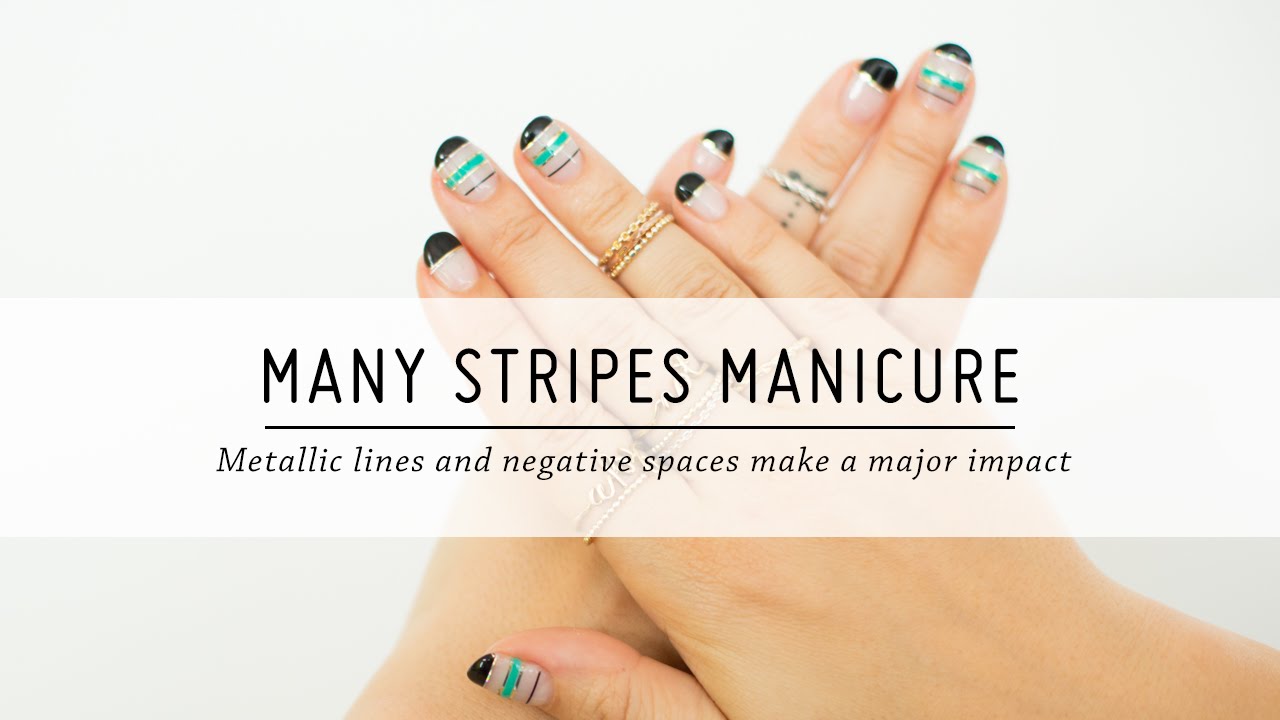 2024 Striped Nail Art Inspiration - wide 6