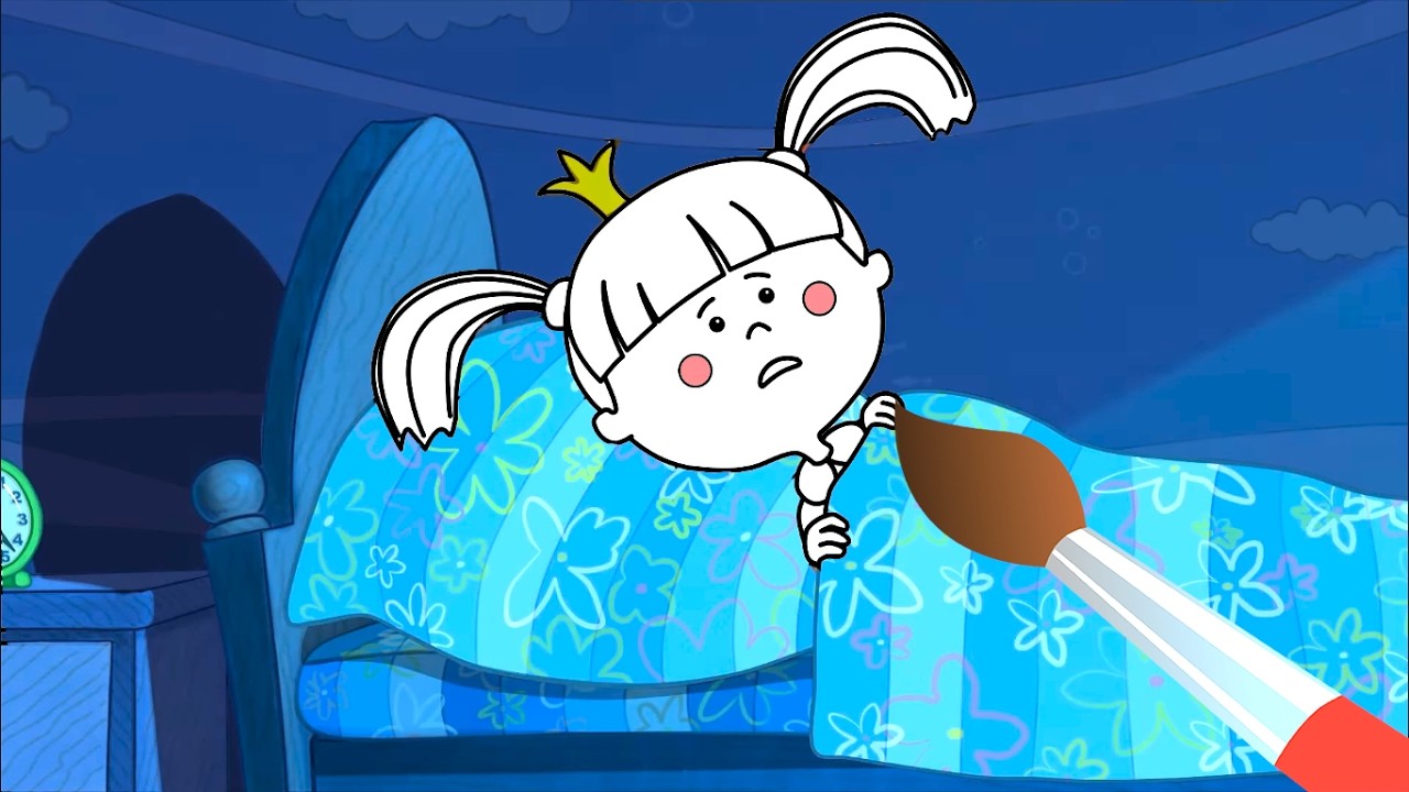 Жила-была Царевна  -  Монстры вокруг  - Раскраска с Царевной