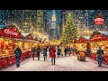 🔥 Christmas Ambience Music by the Fireplace | Relaxing Christmas Songs for Stress Relief 🎄🎁