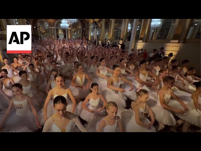 353 ballerinas dance on their tiptoes to break Guinness World Record