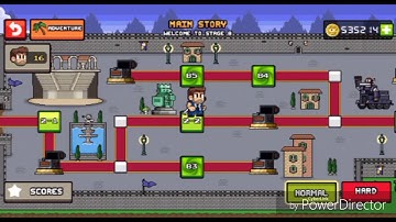 Dan the Man Main Story Stage 8-2-2 [King of the Jerk Castle] (Complete)