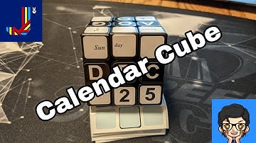 Calendar Cube & How to Sticker It