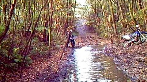 Tim through mud at Harworth