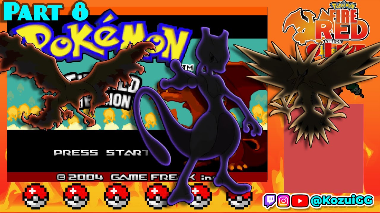 🔴 Going to The Cerulean Cave Pokemon 🔥 FireRed 🔥 Gameplay Part 8 (Finale)  🔴 Live