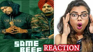 Same Beef Song | Bohemia | Ft. | Sidhu Moose Wala | Byg Byrd | New Punjabi Song 2019 | Reaction