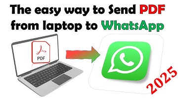how to send pdf from laptop to phone whatsapp