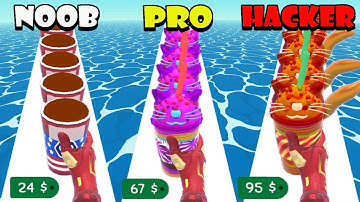 NOOB vs PRO vs HACKER in Coffee Stack