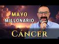 Cáncer ♋️ MAYO trae RIQUEZA. Noticia MILLONARIA 🔮 TAROT mensual de dinero