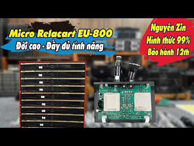 Mic bãi Relacart EU-800 | Chỉ 3tr bao ship | Tiếng cực chất - Bảo hành 12 tháng | LH: 0981058656