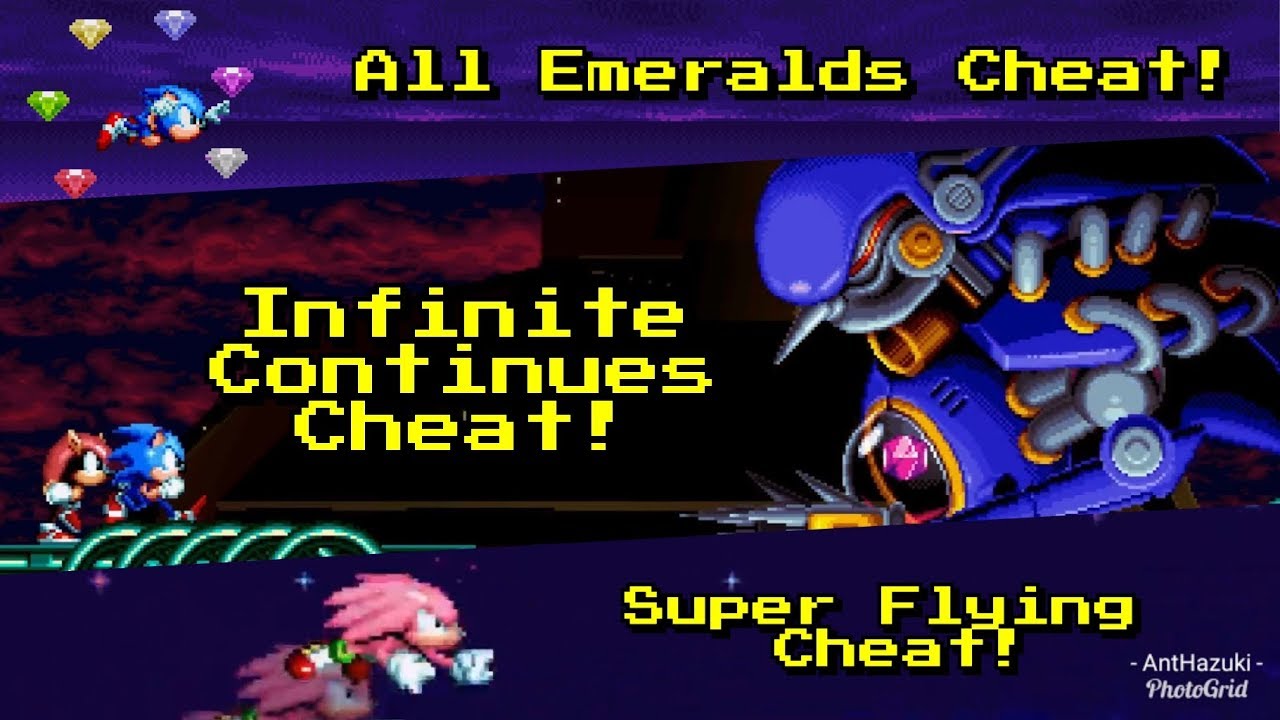 Sonic Mania Cheat Codes Discovered - Infinite Continues, All Chaos  Emeralds, More