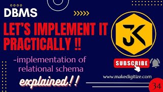 34 | DBMS | SQL Constraints and Keys: Practical Guide to Relational Schema Implementation | Examples