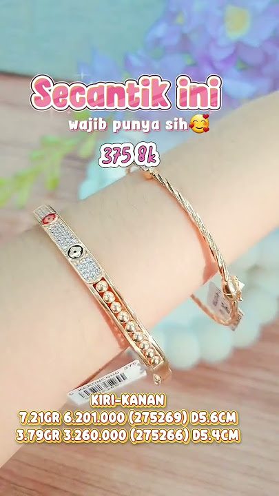september 2025Gelang keroncong mas 375 HARGA BISA BERUBAH SEWAKTU WAKTUOrder Chat ke WA Admin