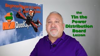 How to tin the PDB (Power Distribution Board)