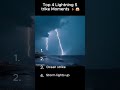 Top 4 Scariest Lightning Strikes ⚡😱 | Wait for Number 1! | #shors #viralshorts #funny