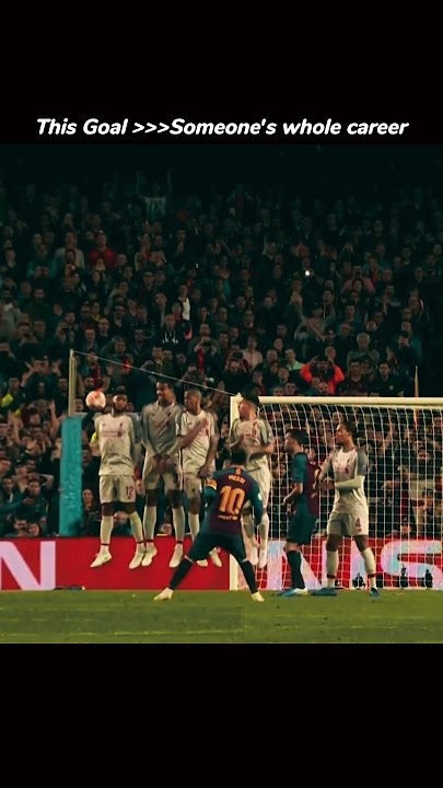 Gol Ini 🤩🔥 #leo #messi #barcelona #ucl #liverpool #tendanganbebas #sepakbola #kambing #edit #celanapendek