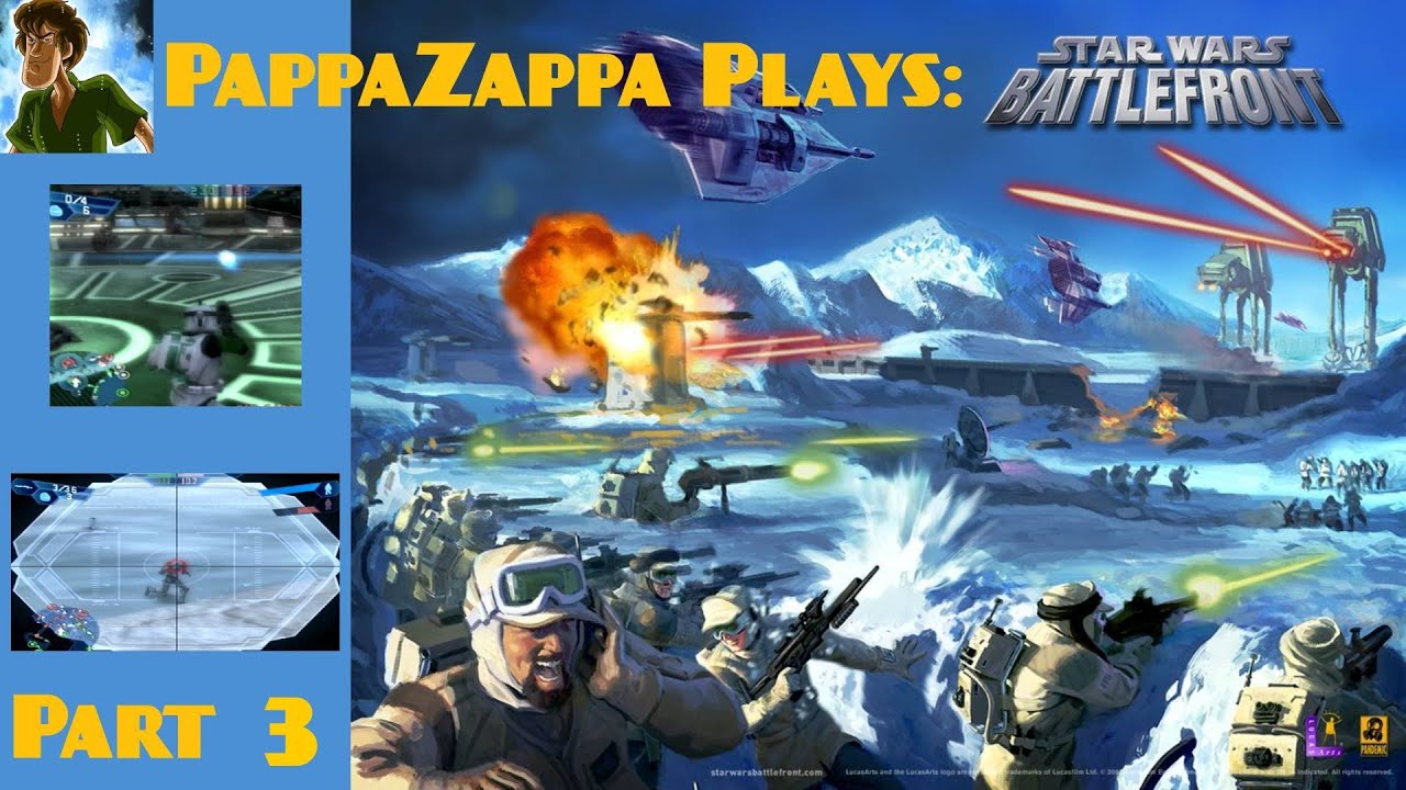 PappaZappa играет в Star Wars Battlefront 2004 (PS2), часть 3.