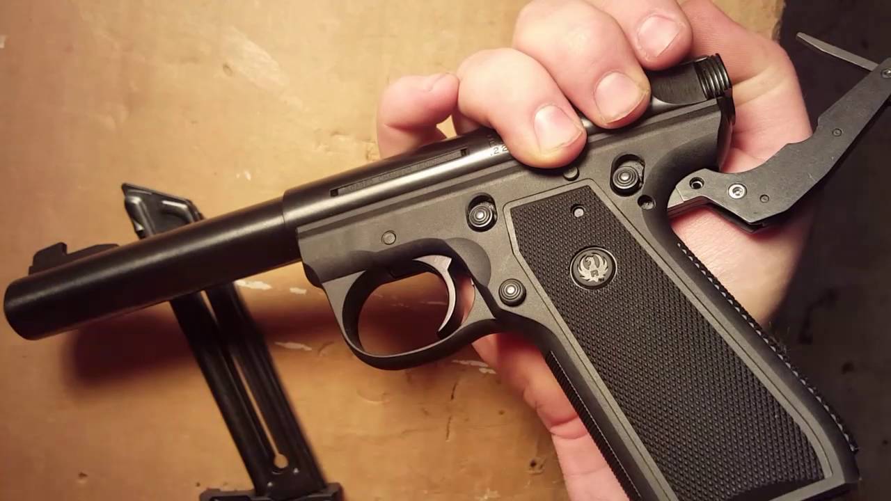 Fixed! Ruger 22/45 will not fire or strip down.