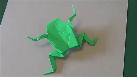 折り紙 カエルリアル