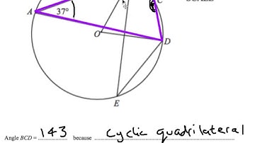 Circle Theorems: IGCSE Maths Extended Cambridge Past Paper Questions