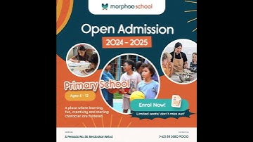 Morphoo Ads | Open Admission 2024-2025 #school #kids #children