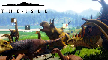 The Isle - REX & ACRO AMBUSH, DIABLO PROGRESSION & BIGGEST HERD EVER ( Early Access Gameplay )