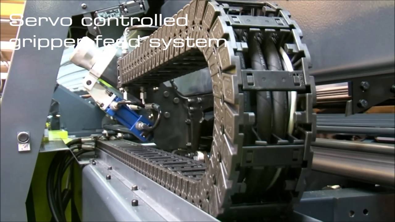 Bewo SCF 90 Sigma automatic cutting machine - stand alone - YouTube