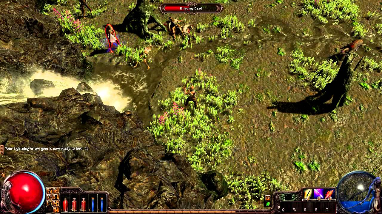 Path of Exile Beta - Hardcore mode, Ranger level 1-7 (Let's squash some zombies!)