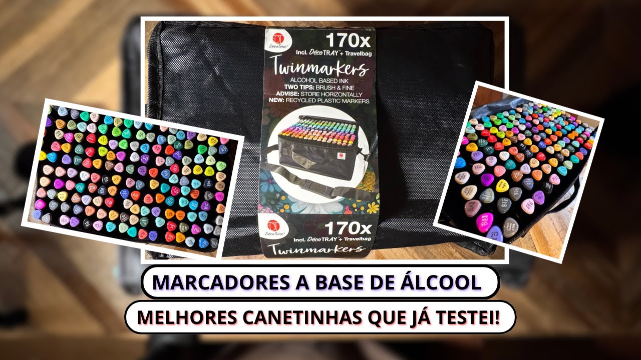 170 DÉCOTIME XXL TWINMARKERS ALCHOL MARKERS  - CANETINHAS DE COLORIR  @Decotimecrafts