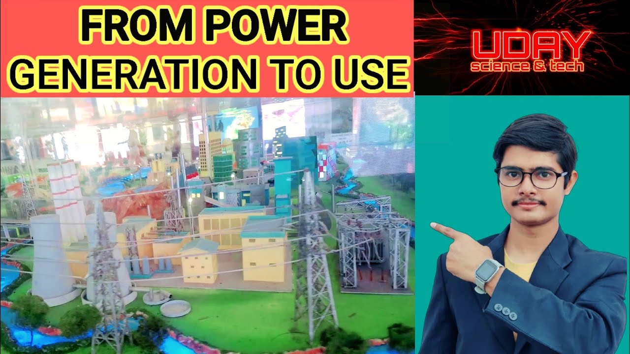 FROM POWER GENERATION TO USE|3D MODEL OF SCIENCE|USE OF ELECTRICITY ...