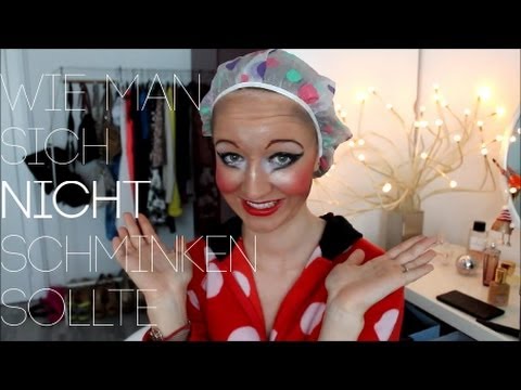 HOW NOT TO WEAR MAKEUP - Wie man sich NICHT schminken sollte | Mirellativegal