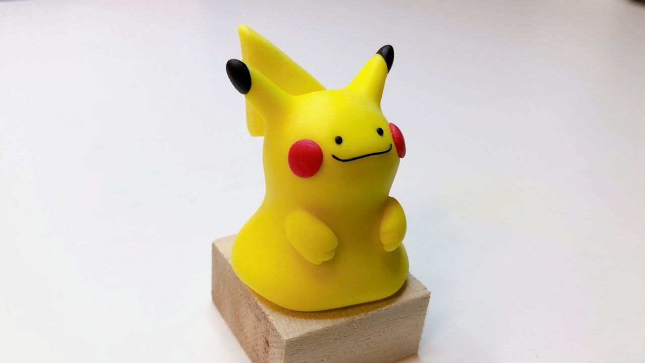 粘土】ピカチュウにへんしんするメタモンつくってみた【ポケモン