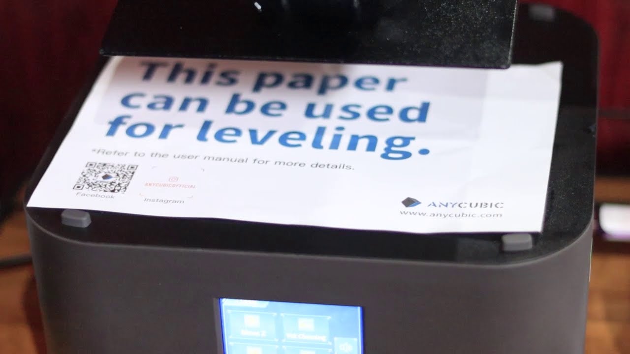 How to Level Anycubic Photon Mono 4K Using Paper – Easy Setup Guide