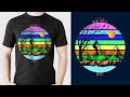 T-Shart Design Adobe Illustrator 2025| টি-শার্ট ডিজাইন শিখুন। #tshirtdesign