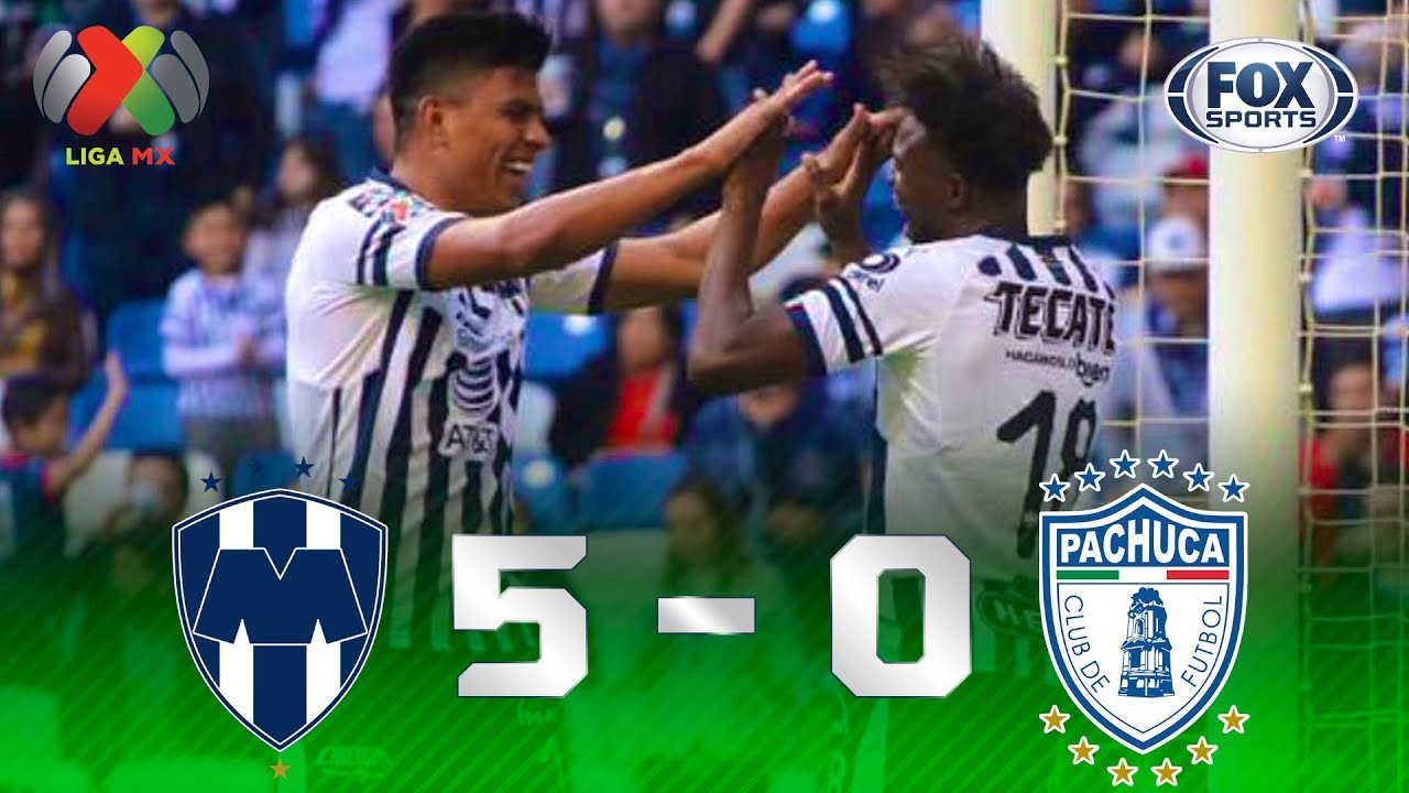 Monterrey Pachuca 5 0 Goles Jornada 1 Liga Mx Youtube