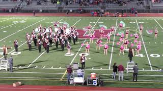 The uniontown red raider marching band halftime show dancing through
decades. performance was at bill power stadium in on october 25, 2019.