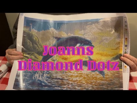 Diamond Painting Unboxing-Joanns (Diamond Dotz) - YouTube