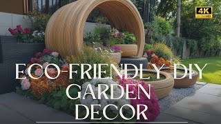 Eco-Friendly DIY Garden Decor: Recycled Items into Stunning Outdoor Art for a Sustainable Backyard