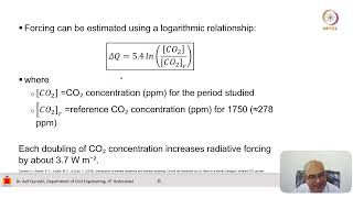 Concept of Radiative Forcing