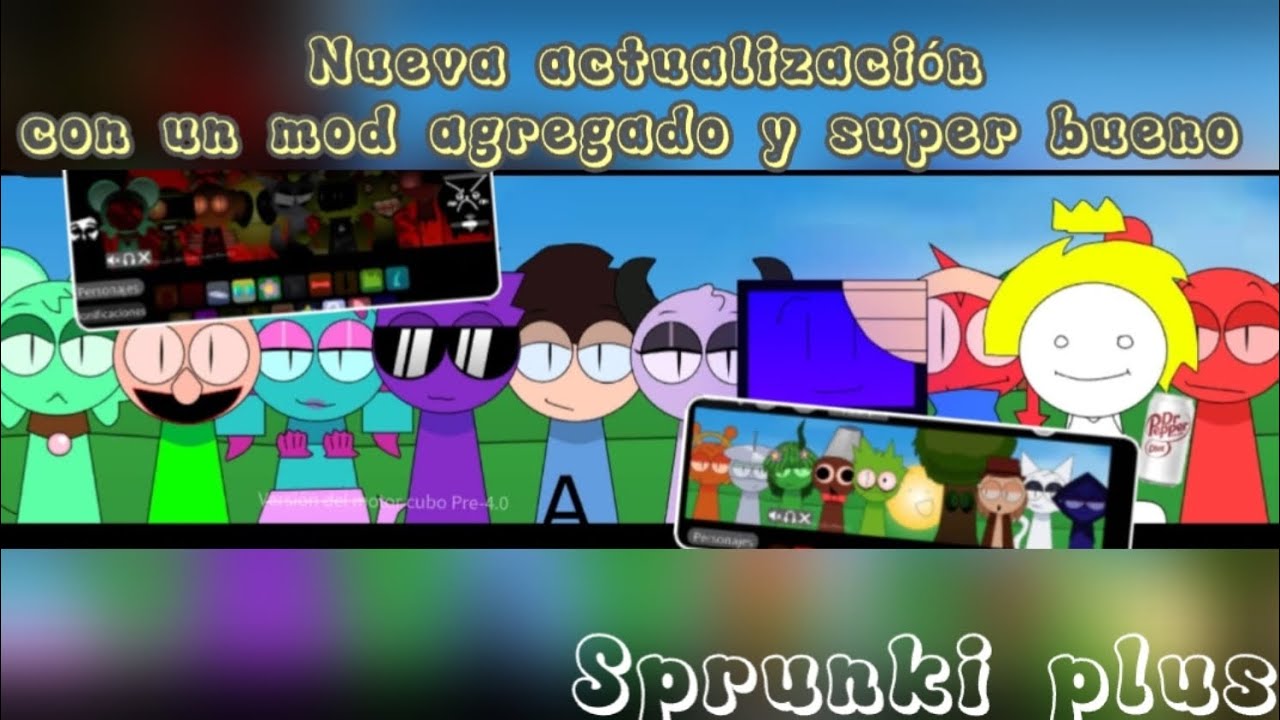 sprunki plus llega con un nuevo mod agregado y super bueno - YouTube
