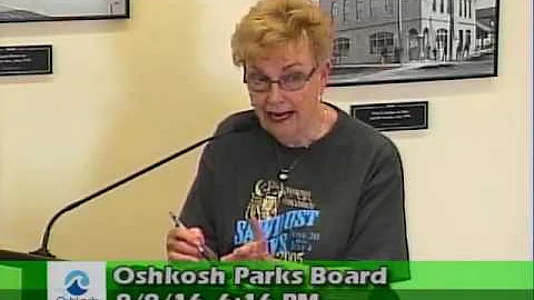 Oshkosh Parks Advisory Board 8/8/16